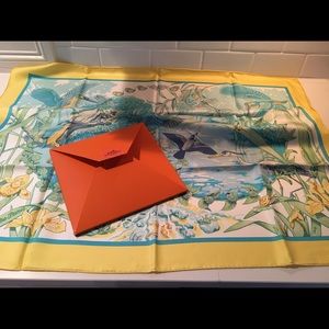 Hermès Gorgeous tropical theme, artist Toutsy